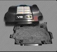 On-engine acoustic panels
